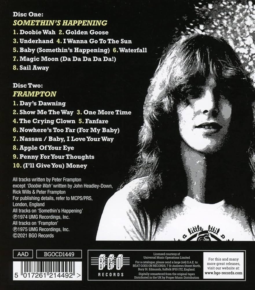その他 Peter Frampton [CD] FRAMPTON,PETER - Somethin's Happening / Frampton - Amazon